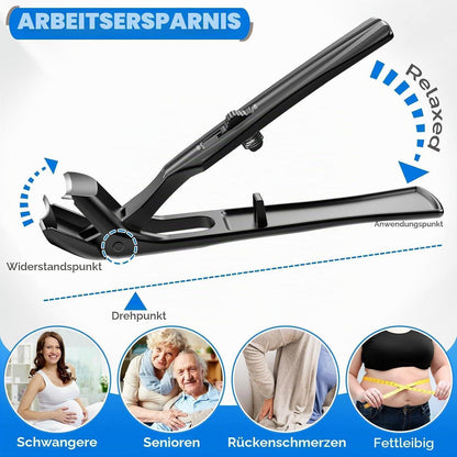 Nagelknipser für dicke Nägel mit Auffangbehälter & Winkelkopf
