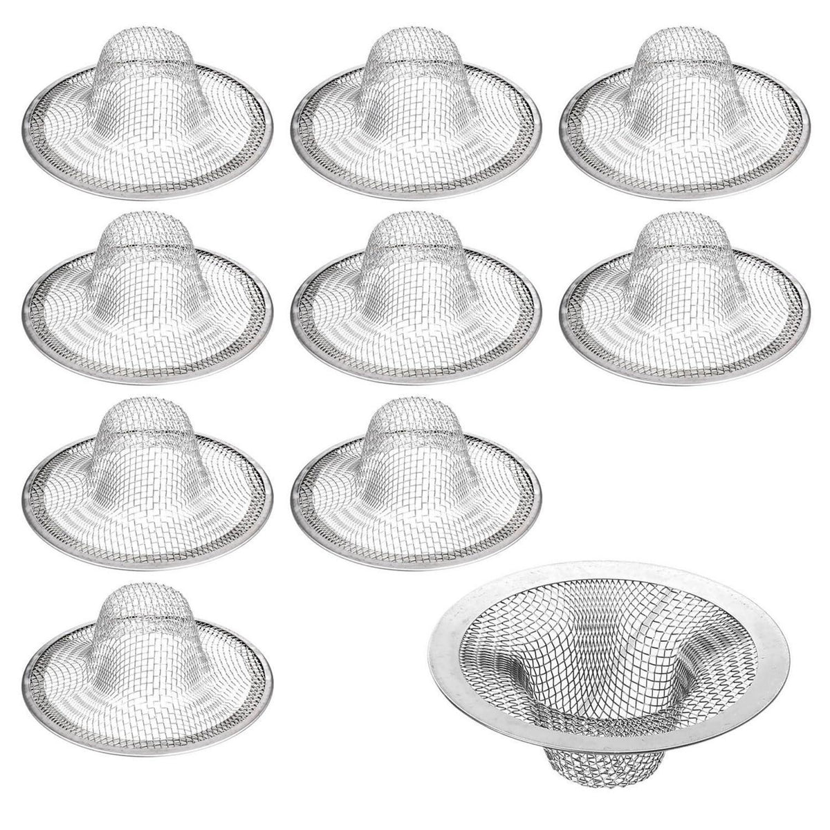 Edelstahl Haarsieb 7cm – Feinmaschig & Rostfrei für Bad & Küche