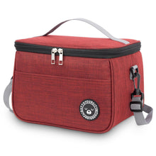 Isolierte Kühltasche 9L – Lunchbox für Arbeit, Reisen & Picknick (Rot)