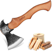 Handgeschmiedete Wikinger Axt 38cm für Holzspalten & Outdoor