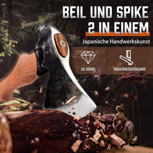 Handgeschmiedete Wikinger Axt für Holzspaltung und Camping