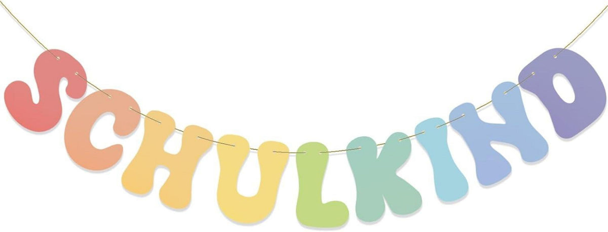 Schulkind Girlande 2024 Deko Einschulung Banner Mädchen Jungen