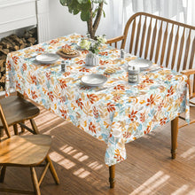 Herbst Blätter Tischdecke 140x110 cm Fleckschutz Party Dekor