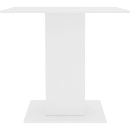 Weißer Esstisch 80x80 cm – Küchentisch Holzwerkstoff