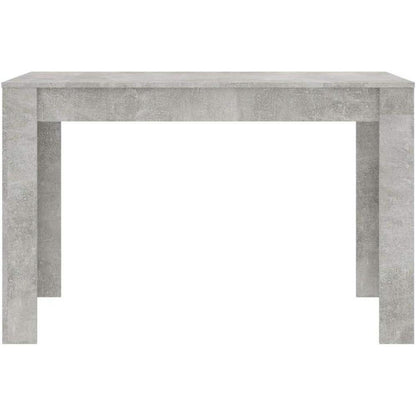 Minimalistischer Esszimmertisch 120x60 cm Betongrau