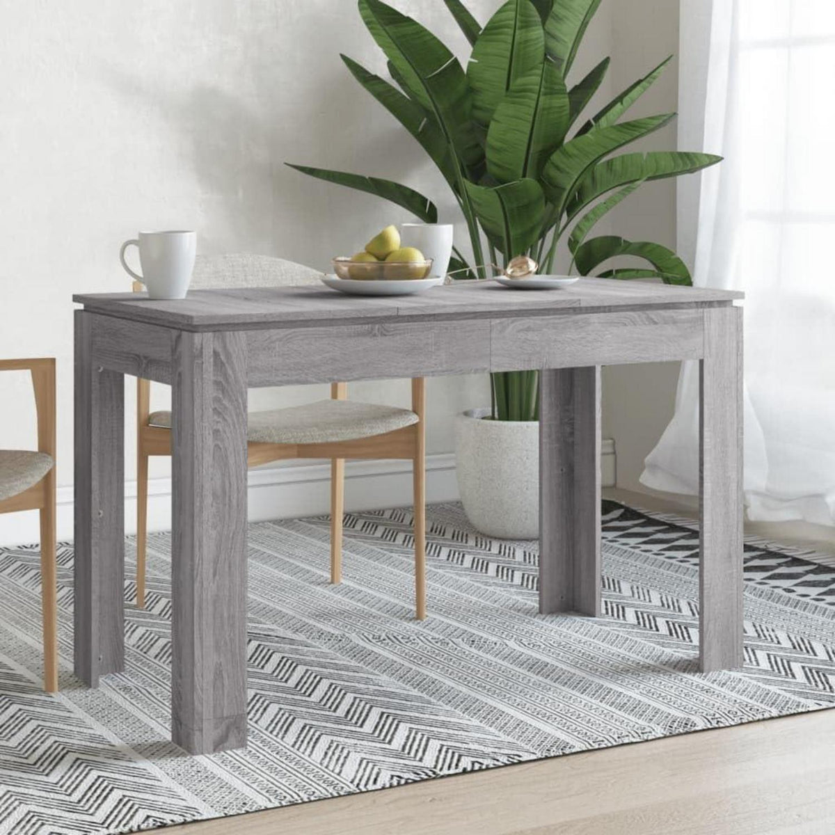 Esstisch Grau Sonoma 120x60 cm – Minimalistisch & Elegant