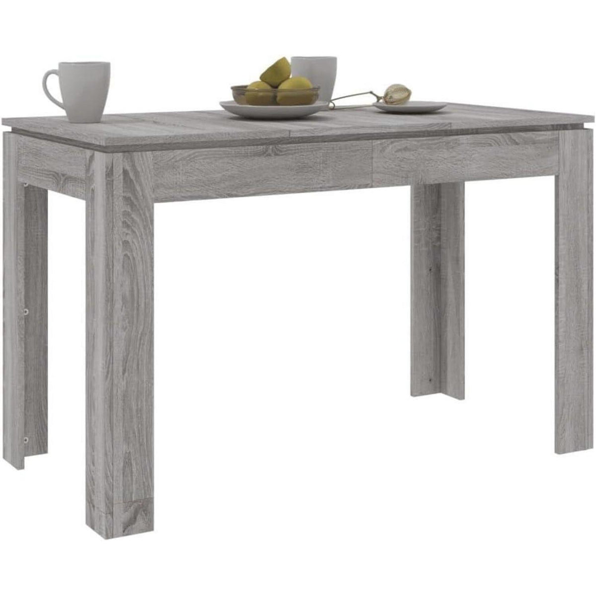Esstisch Grau Sonoma 120x60 cm – Minimalistisch & Elegant