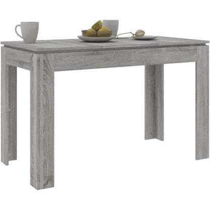 Esstisch Grau Sonoma 120x60 cm – Minimalistisch & Elegant