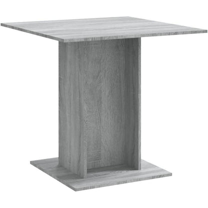 Grauer Esstisch Sonoma 80x80 cm – Küchentisch für Esszimmer