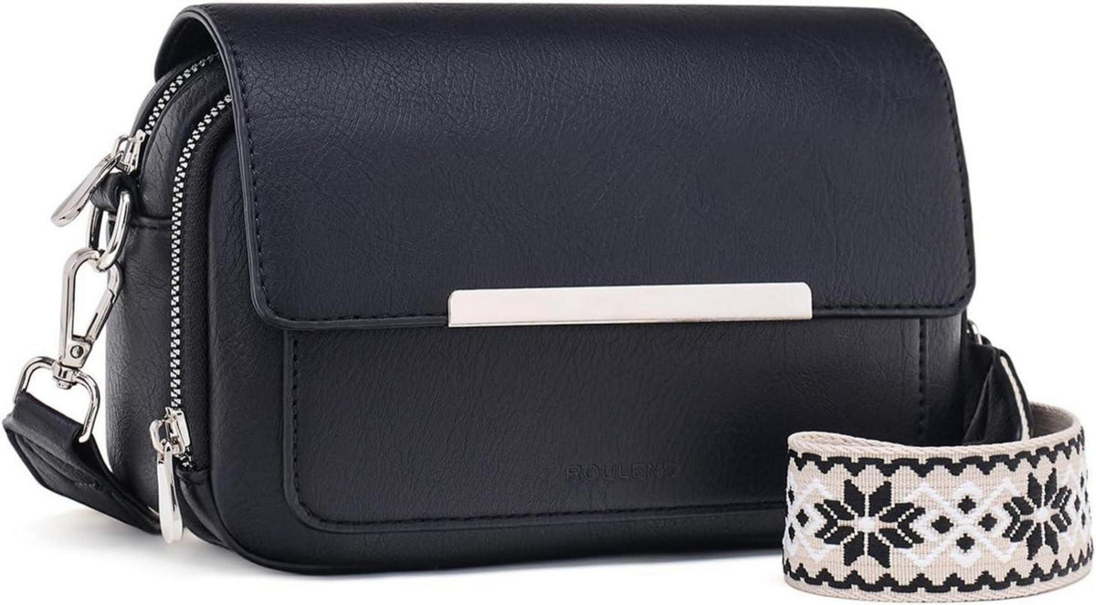 Handy Umhängetasche Damen Vegan Leder Crossbody Schultertasche