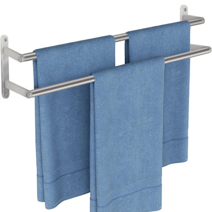 Edelstahl Handtuchhalter Wand 60cm – Gebürstetes Nickel