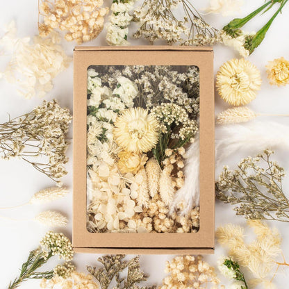 Getrocknete Blumen bunt – DIY Set für Deko & Basteln