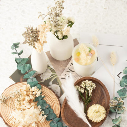 Getrocknete Blumen bunt – DIY Set für Deko & Basteln