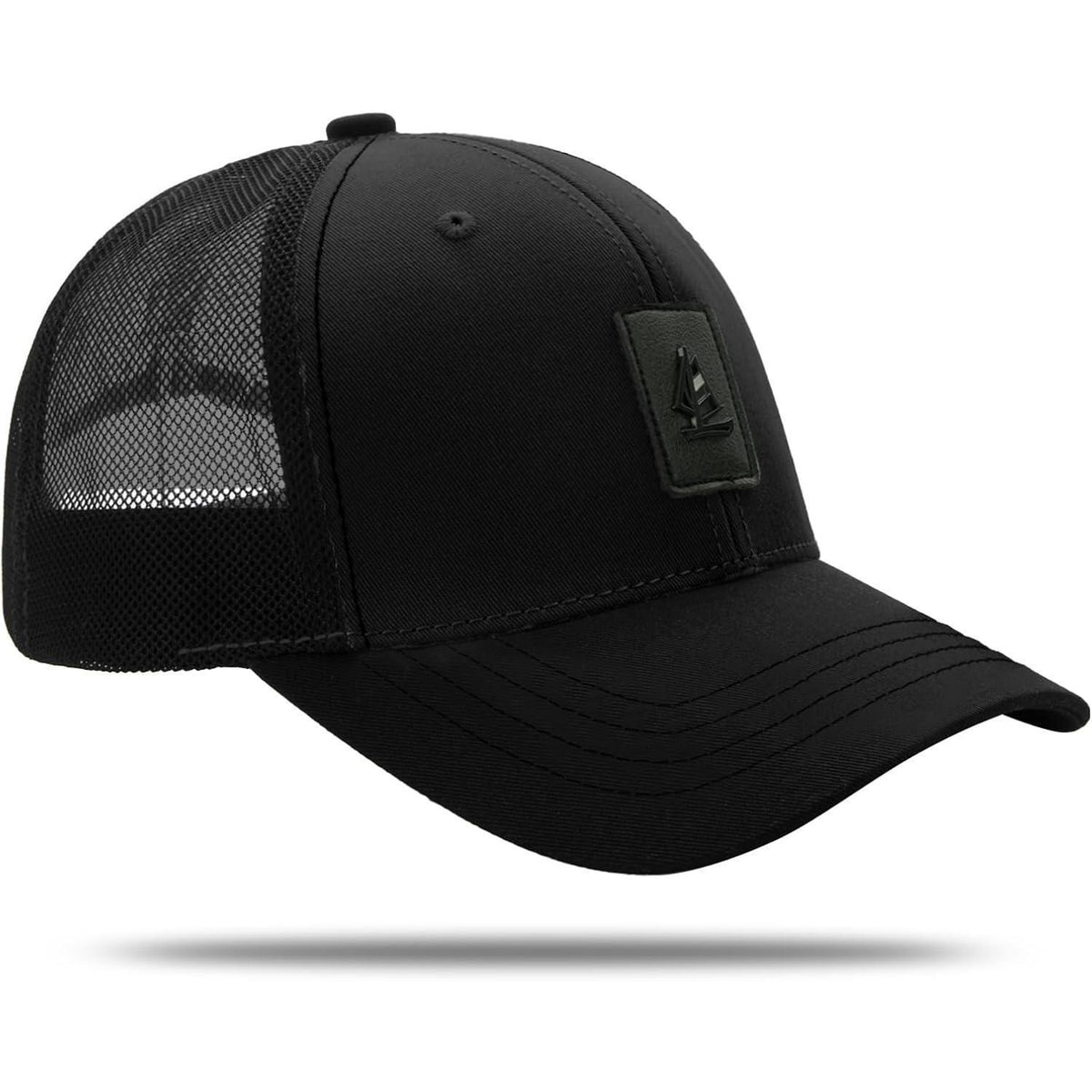 XXL Baseball Cap Herren Mesh Atmungsaktiv Verstellbar Schwarz
