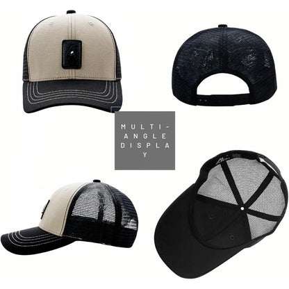 XXL Baseball Cap Herren Mesh Atmungsaktiv Verstellbar Khaki