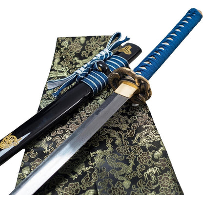 40 Zoll Samurai Katana Schwert – Handgeschmiedet, Kohlenstoffstahl
