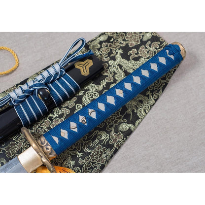 40 Zoll Samurai Katana Schwert – Handgeschmiedet, Kohlenstoffstahl