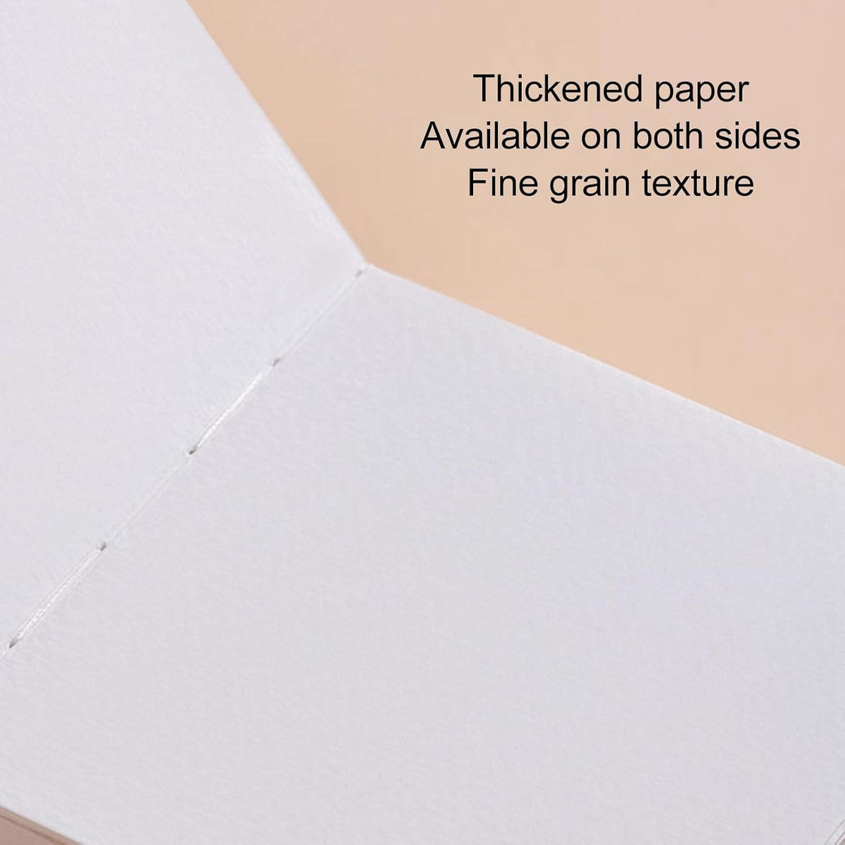 Aquarell Skizzenbuch 10x10cm – Tragbares Notizbuch für Künstler (Orange)