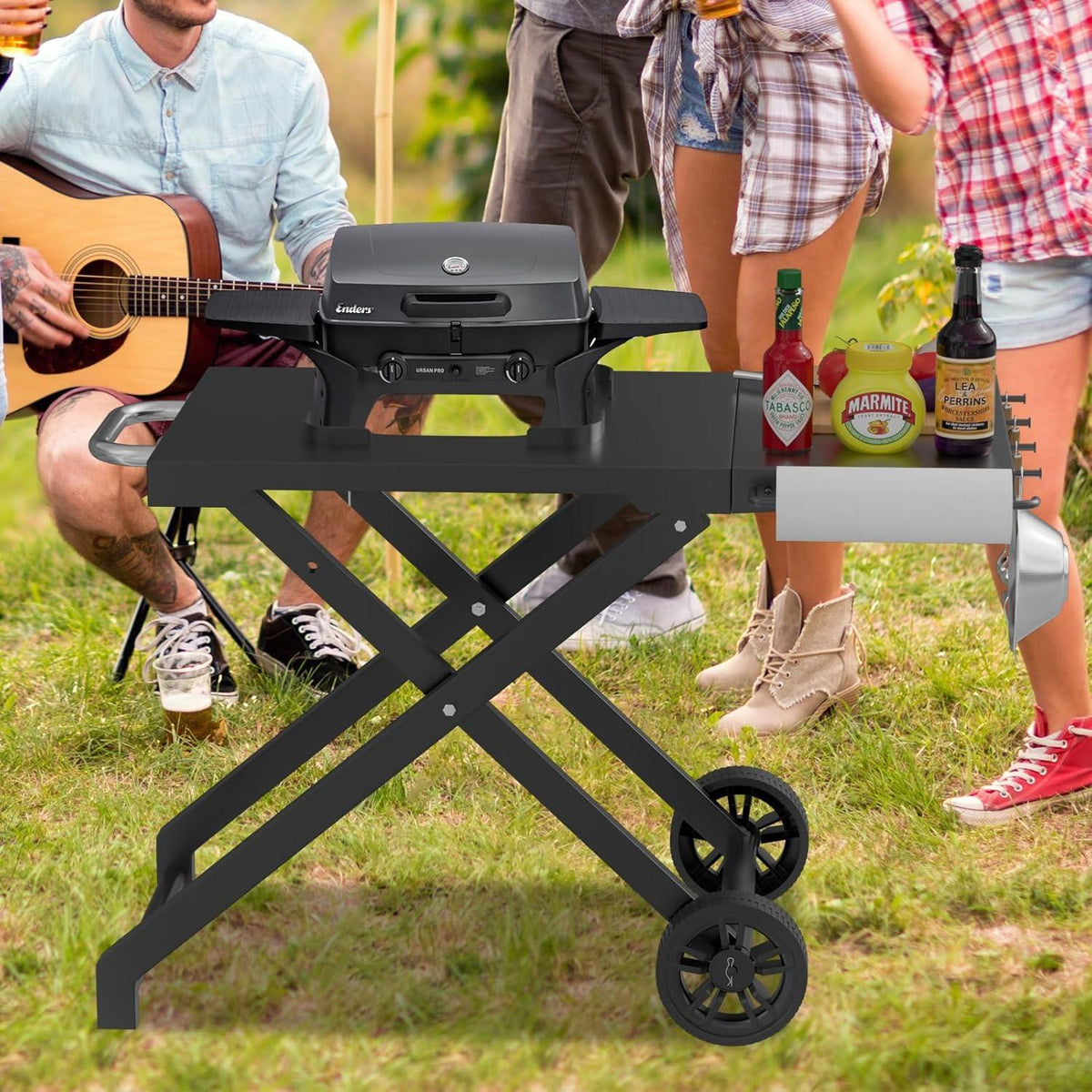 Klappbarer Grilltisch für Enders Urban & Urban Pro Gasgrills