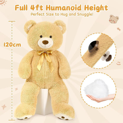 Riesiger Kuschelteddybär 120cm - Weiches Plüschtier Geschenk