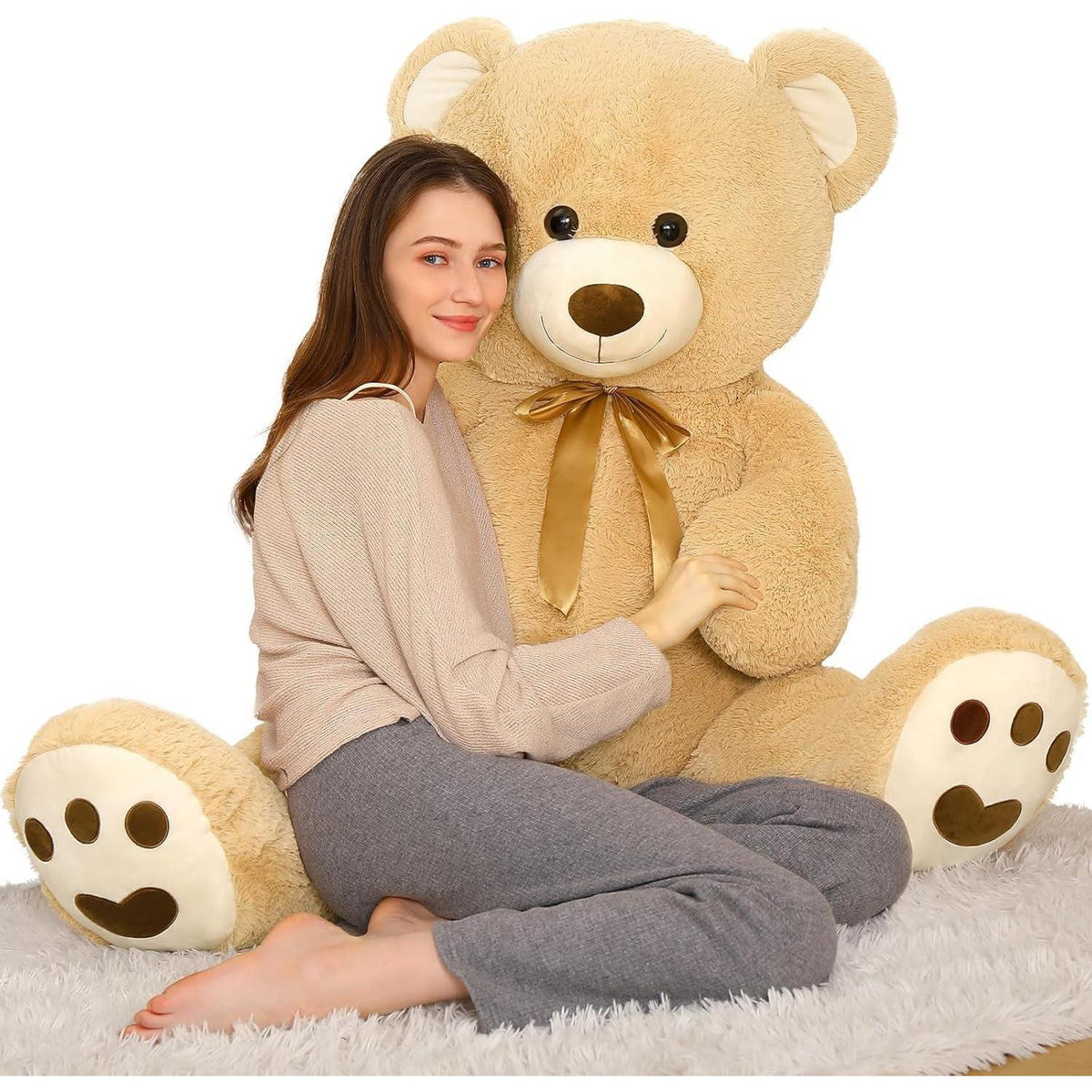 Riesiger Kuschelteddybär 120cm - Weiches Plüschtier Geschenk