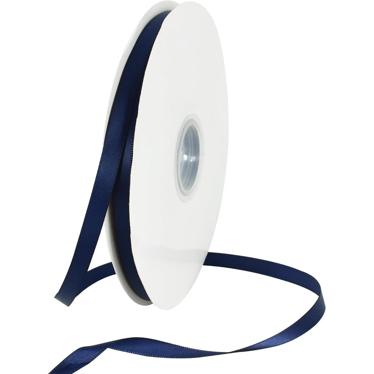 Satinbandrolle 1cm x 91m Himmelblau