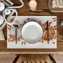 Artoid Mode Orange Kürbis Herbst Platzdeckchen Set, 30x45cm