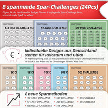 2024 Geld Spar Challenge Buch 8 Sparchallenges Budget