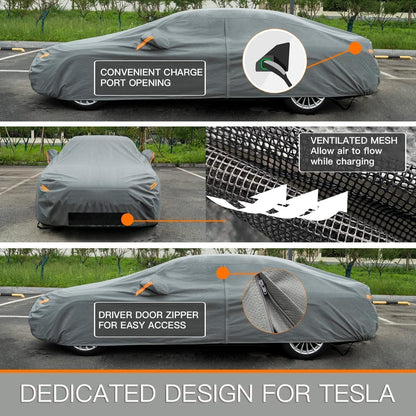 Robuste SUV Autoabdeckung Wasserdicht & Atmungsaktiv (460-485cm)