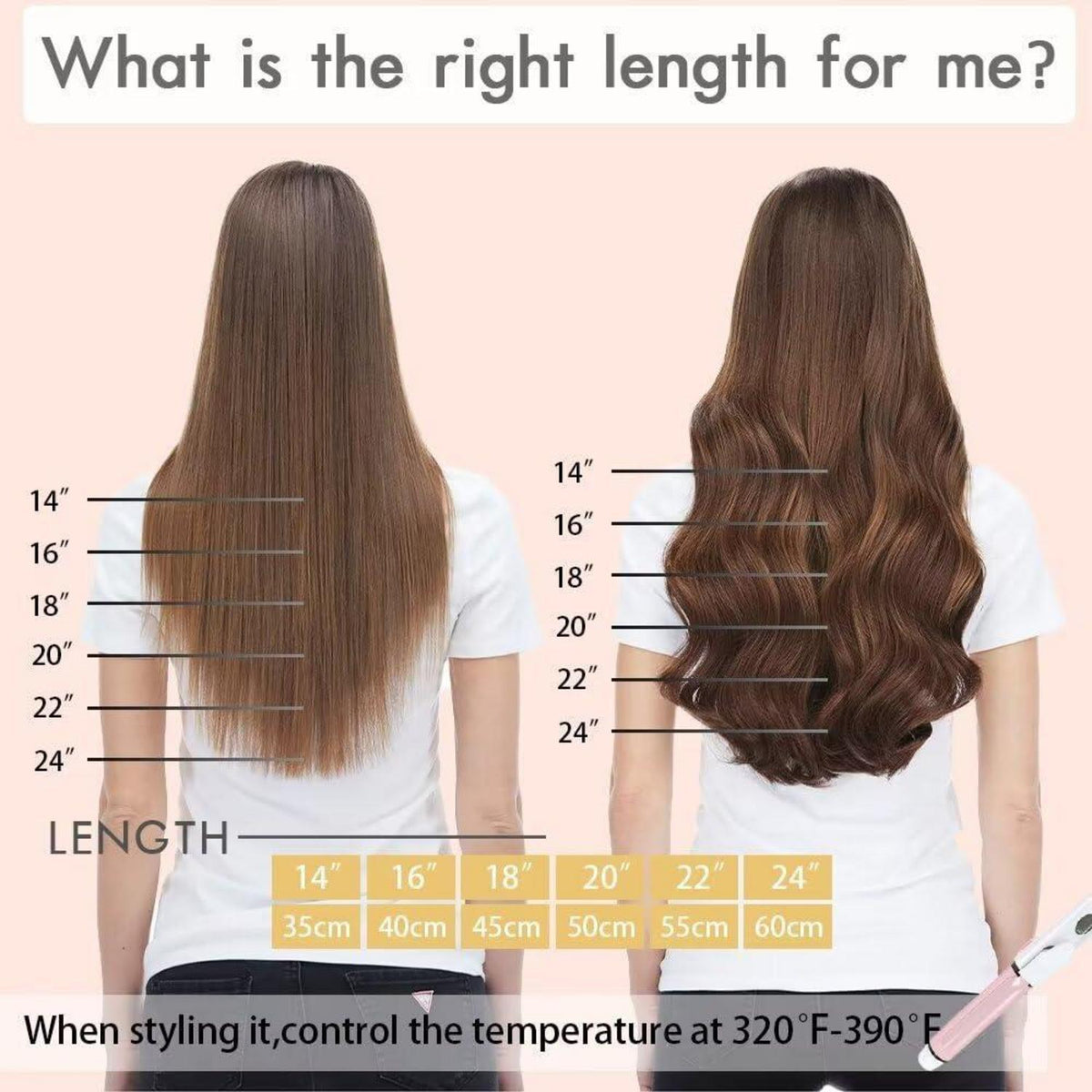 Echthaar Tape Extensions 60cm Schokoladenbraun