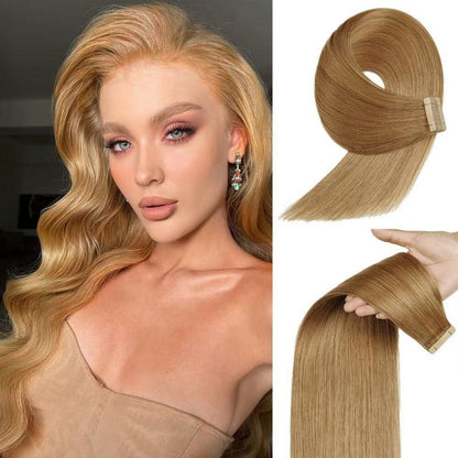 Echthaar Tape Extensions 60cm (24 Zoll) Gerade