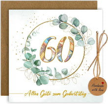 Luckeey Geldgeschenke 60 Geburtstag Umschläge Karte Personalisierbar
