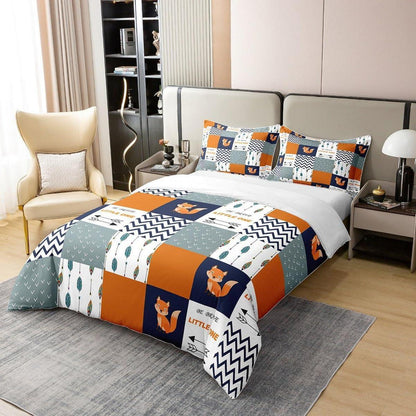 Fuchs Bettwäsche Set 220x240cm Baumwolle Kinderzimmer Boho