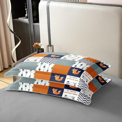 Fuchs Bettwäsche Set 135x200cm Baumwolle Kinderzimmer Boho