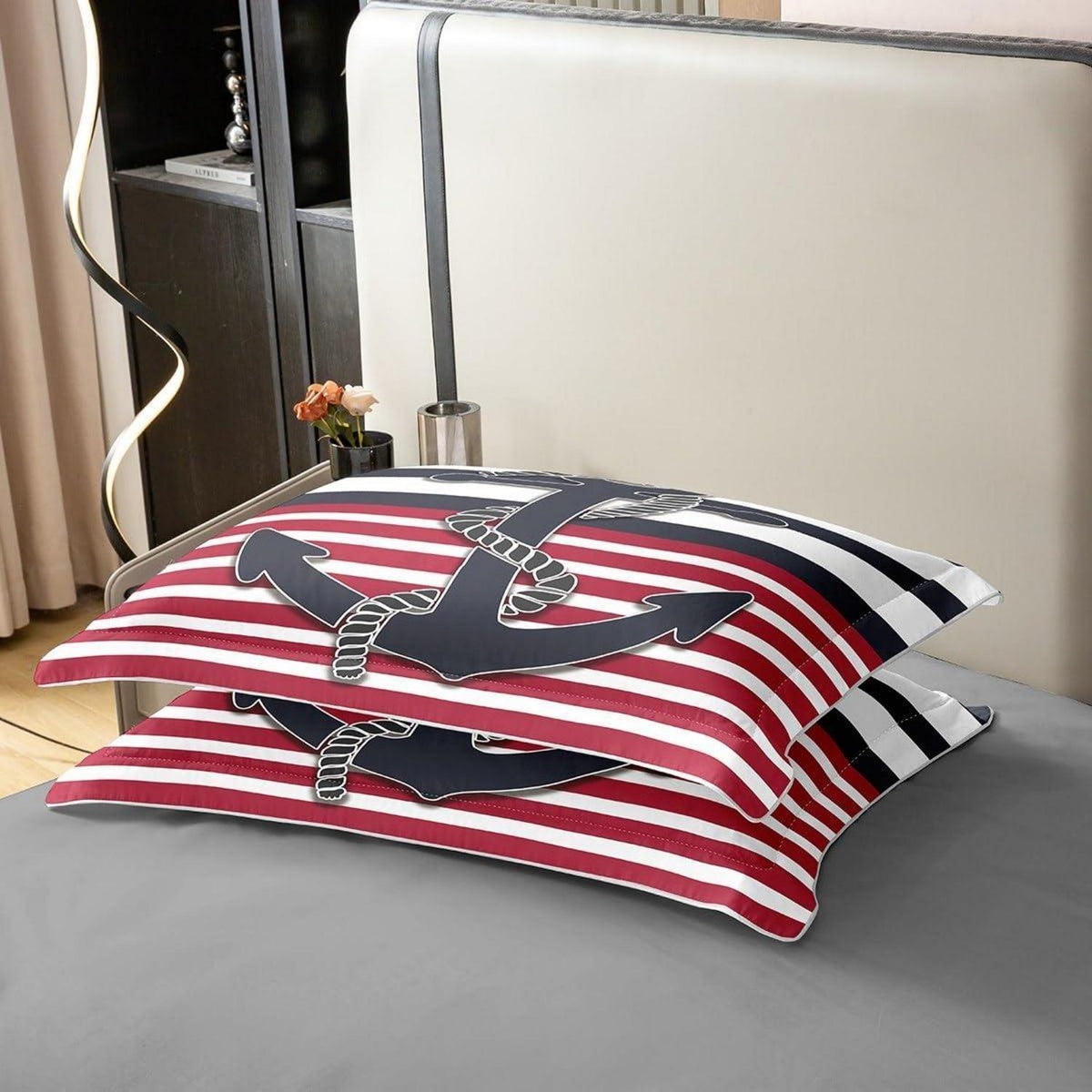 Nautisches Bettwäsche-Set 220x240cm – Jungenzimmer Ozean Abenteuer