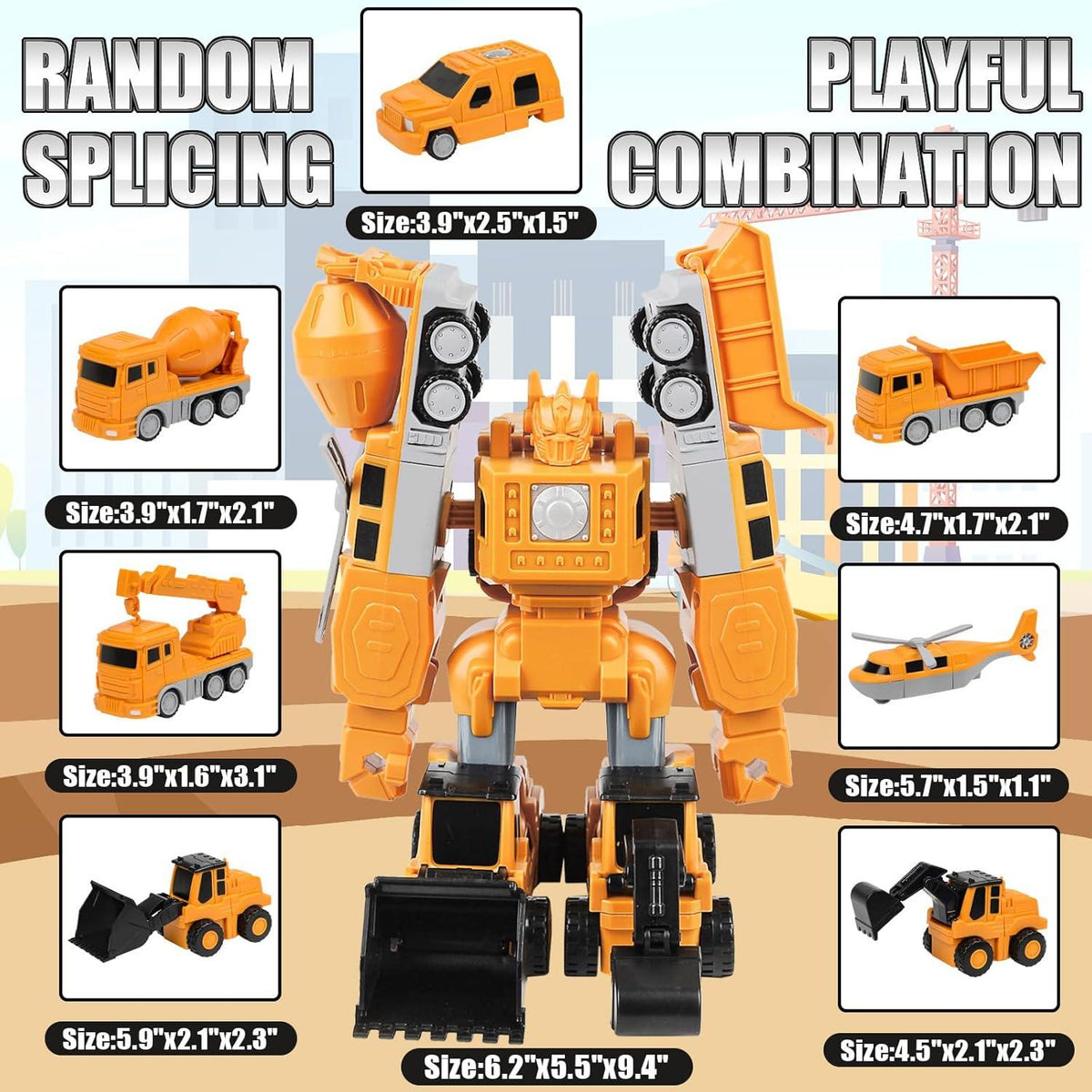 Magnetische Transformers Spielzeug Magnetspielzeug ab 3-7 Jahre