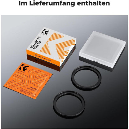 Step Up Ring 43-49mm für Kamerafilter aus Aluminium