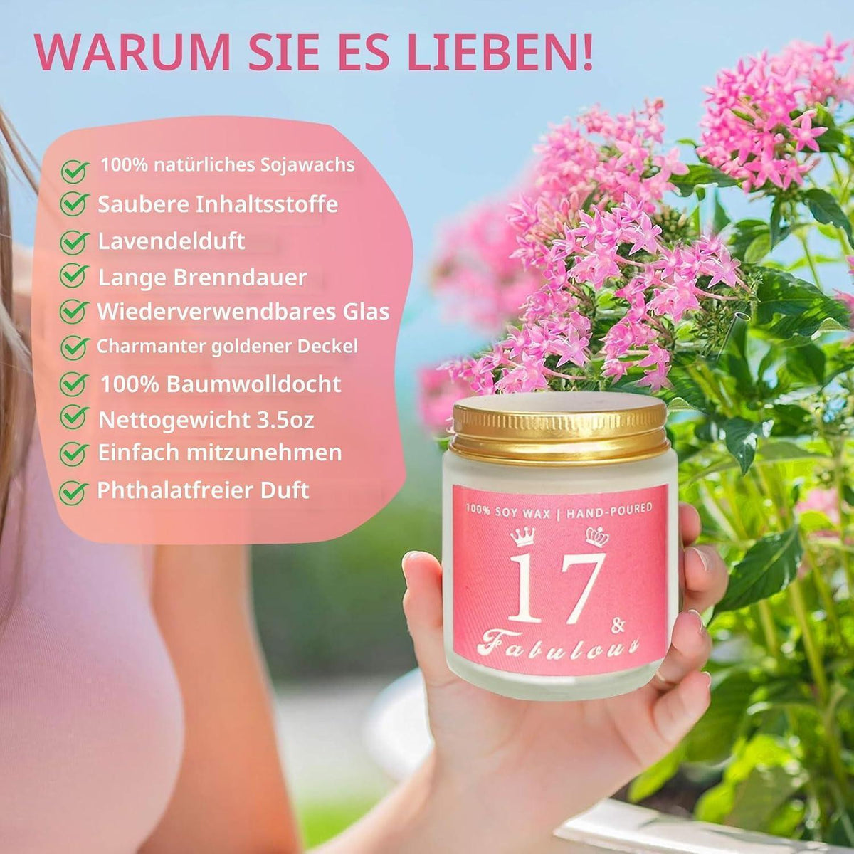 Geschenkset für 17-jährige Mädchen – Geburtstag Geschenk für Schwester & Freundin