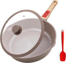 Antihaft Keramik Pfanne 24 cm mit Deckel und Griff