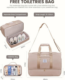 Sporttasche Damen LOVEVOOK, Reisetasche Gym Bag mit