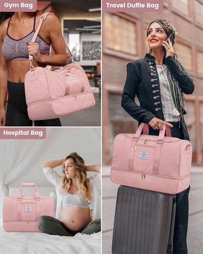 Reisetasche Damen Sporttasche Geburt Weekender Kliniktasche Wetbag