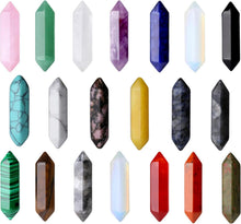 Heilsteine Kristalle Sets Sechseckige Hexagonal Punkt Edelsteine Reiki