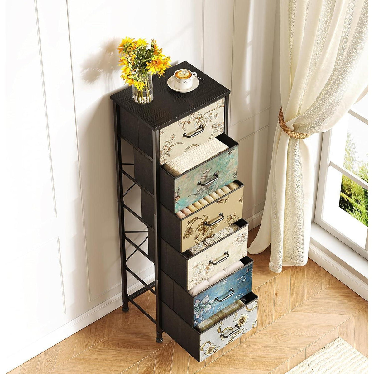 Kommode mit 6 Schubladen – Schlafzimmer & Wohnzimmer Organizer