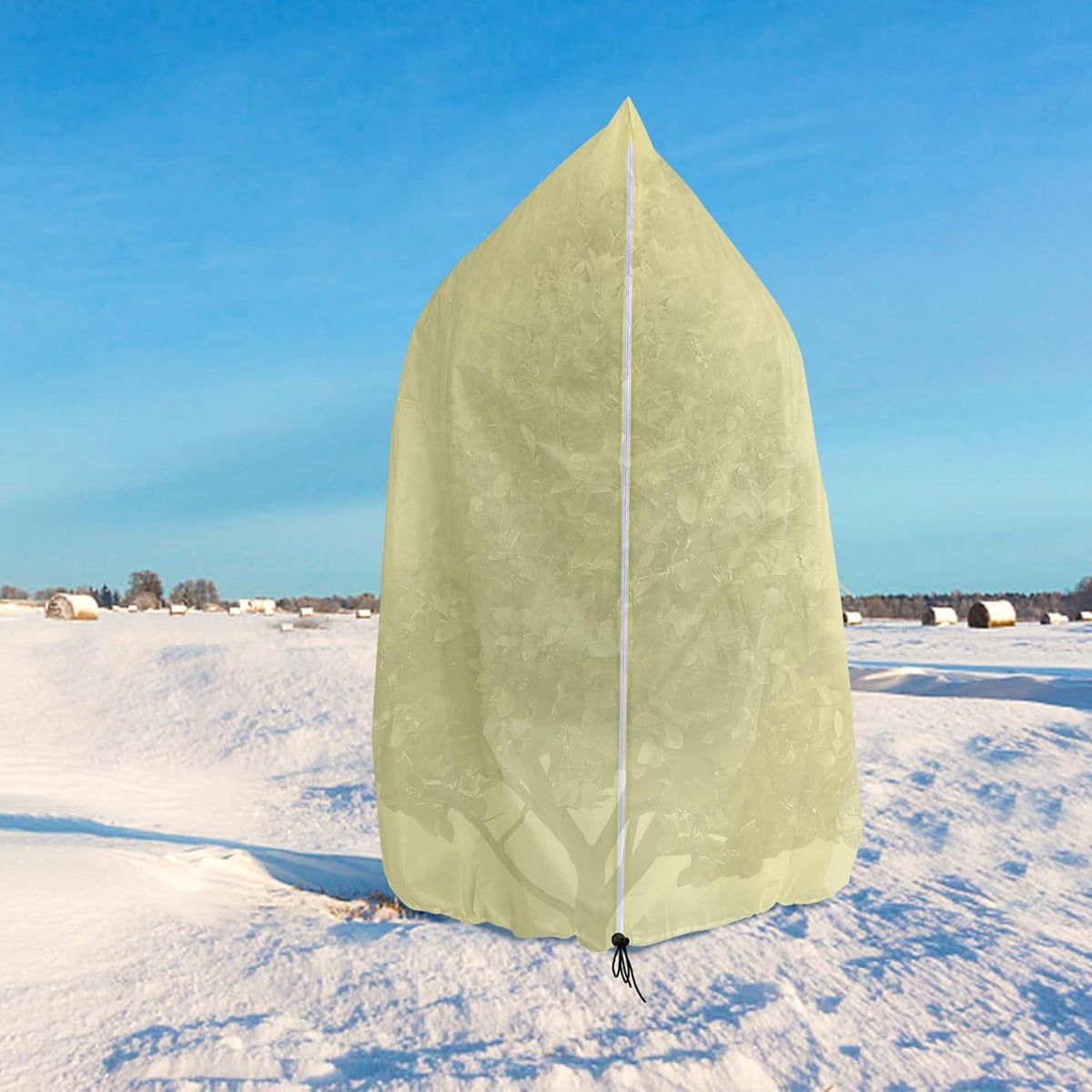 2er Pack Winter Pflanzenabdeckungen 1.6x1.8m Frostschutzhaube