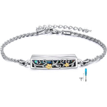 Urnen Armband Kolibri Sterling Silber für Asche & Erinnerungen