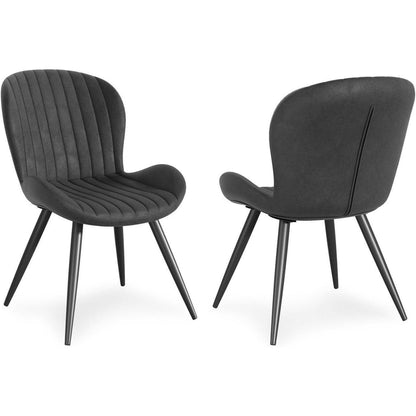 Esszimmerstühle 2er Set Schwarz – Ergonomisch & Robust
