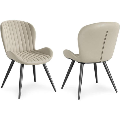 Esszimmerstühle 2er Set Beige – Ergonomisch & Robust