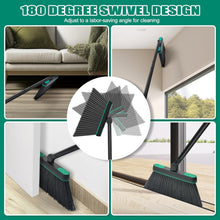 JEHONN Besen Kehrschaufel Set Langem Stiel 136cm 180 Grad