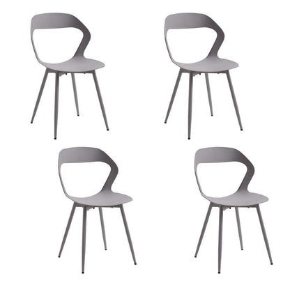 Nordischer Esszimmerstuhl Set 4er-Pack Grau