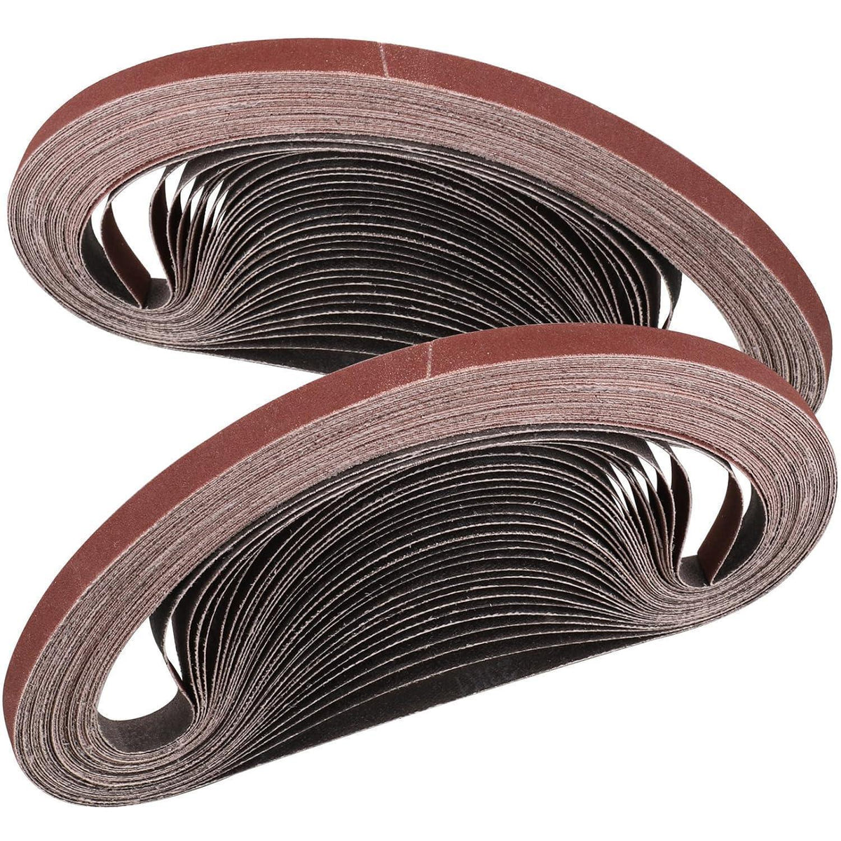 Schleifbänder 9x533 mm Körnung 320, 30 Stück, Aluminiumoxid